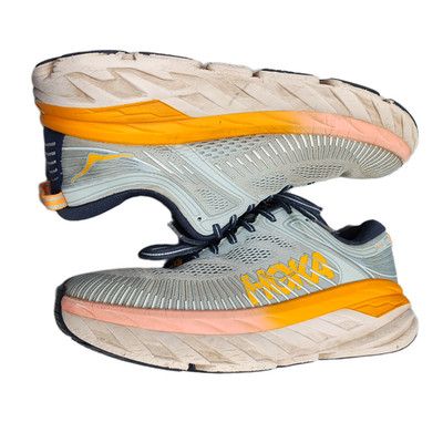 Hoka One One Bondi 7 Sneakers Mens Size 10.5 Multi Mesh Athletic 1110519-BHBI