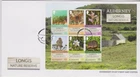 GB ALDERNEY 2016 Longis Nature Reserve/Flora & Fauna M/S SG MSA573 FDC BUTTERFLY
