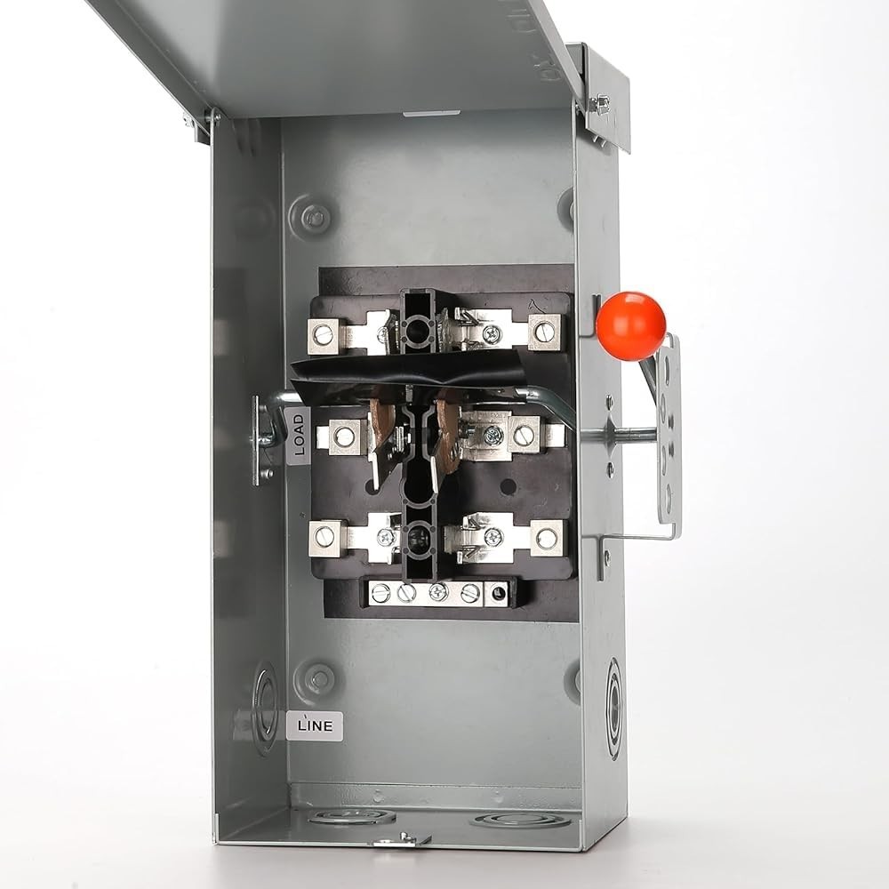 Transfer Switch,24000w General-duty Double-throw Safety Switch,12