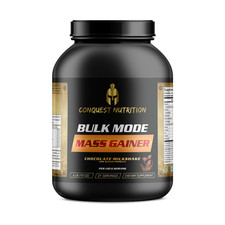 Conquest Bulk Mode Mass Gainer Chocolate Milk Low Sugar 6lb Weight Gain Protein 10.00 per gallon