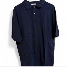 Men  s Mark And Spencer Blue Polo Size XL
