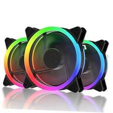 RGB Series Case Fan, Wireless RGB LED 120mm Fan,Quiet Edition High Airflow