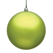 Vickerman N590873DMV 3 in. Lime Matte UV Treated Christmas Ornament Ball - 12...