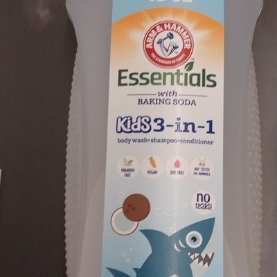Arm & Hammer Essentials Kids 3-in-1 Shampoo Conditioner Coconut 15 oz