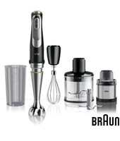 Braun Multi Quick Hand Blender 1200W Easy Click System 5 Attachments MQ9138XI