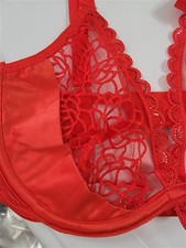 NWOT Ann Summers Red Underwire Bra SM 118234