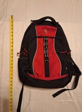 SwissGear Backpack Black Red Airflow Tech Travel School Bookbag 18"