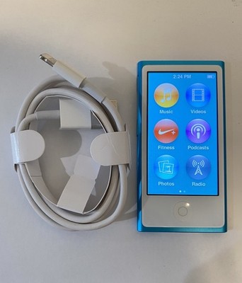 Apple iPod nano 7th Generation Blue (16 GB) Works Great | eBay