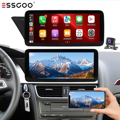AHD Linux Apple CarPlay Car Stereo Android Auto For Audi A4 With MMI3G 2009-2016