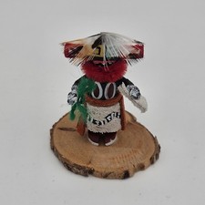 Native American Indian 1 3/4" Miniature Kachina Hili Dancer Signed C.T