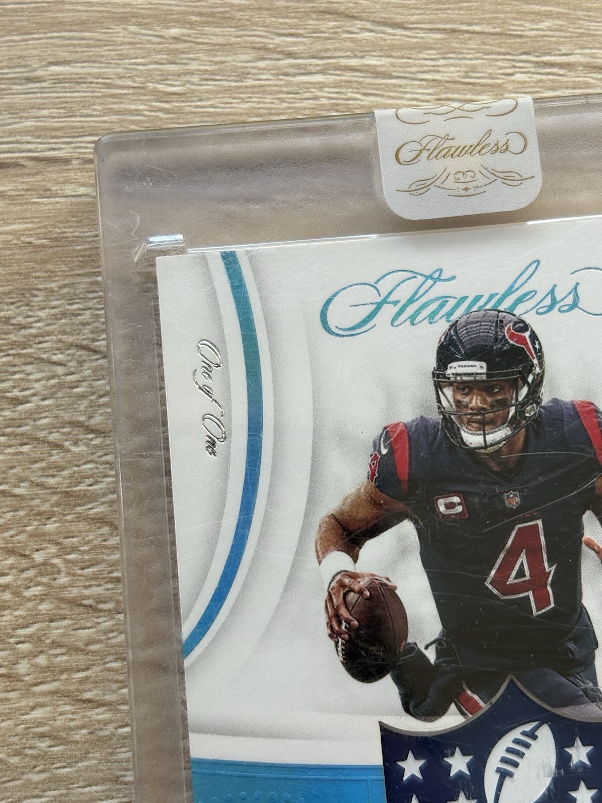 2020 Panini Flawless Deshaun Watson NFL Shield 1/1 Cleveland Browns QB1? view 2