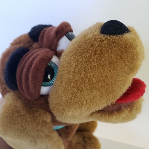 Peluche pupazzo peluche cane cucciolo marrone Trendmasters Dogz 1997 vintage 11" - Foto 1 di 9