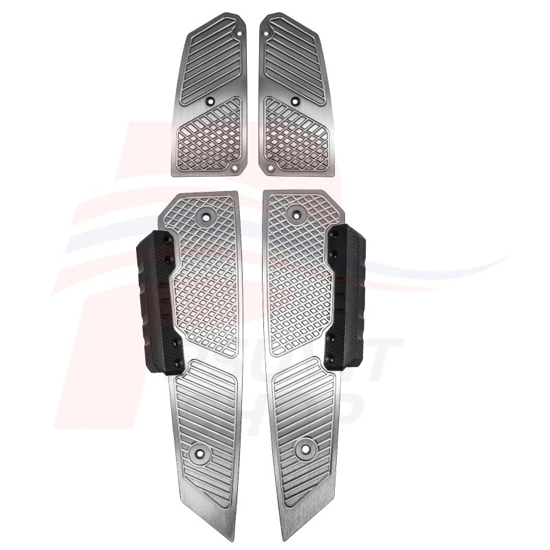 Para Honda Forza-125 300 350 2017-23 CNC reposapiés estribo almohadilla pedales de clavija G Foto 2 de 4