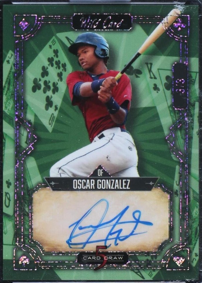 2023 Wild Card 5 Card Draw - Oscar Gonzalez #5CDCL-74 - 1 of 1