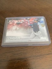 Topps Stadium Club 2019 Baseball Card # PZ-11 Francisco Lindor Power Zone