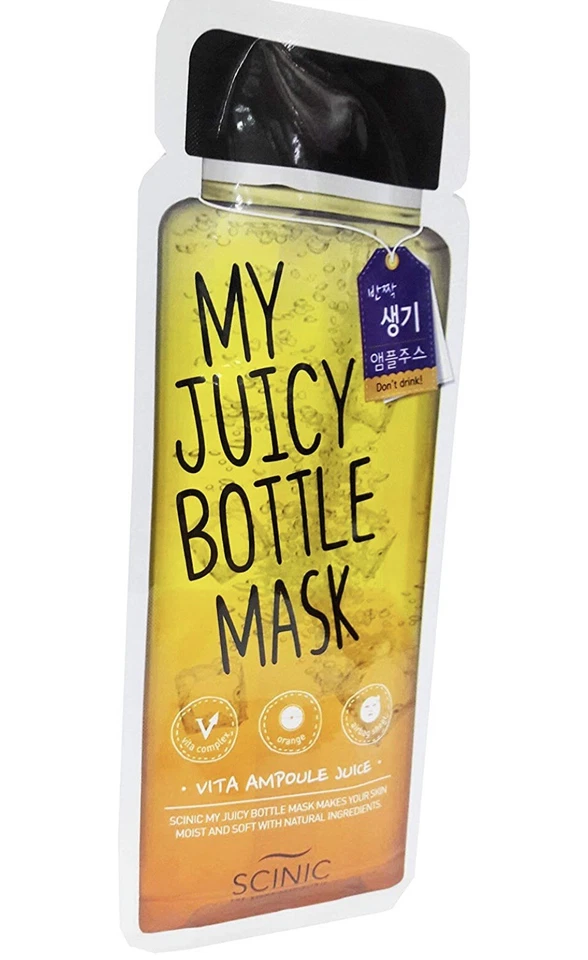 NUEVO EN CAJA Scinic My Juicy Bottle Mask Vita Ampuole Juice Mascarilla Facial 5 un. Foto 2 de 4