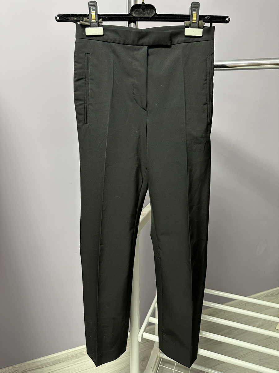 パンツ PRADA SlashSeamSlacksPants Vintage PRADA Pants Trousers Black Zip Nylon Sport Red tab Logo