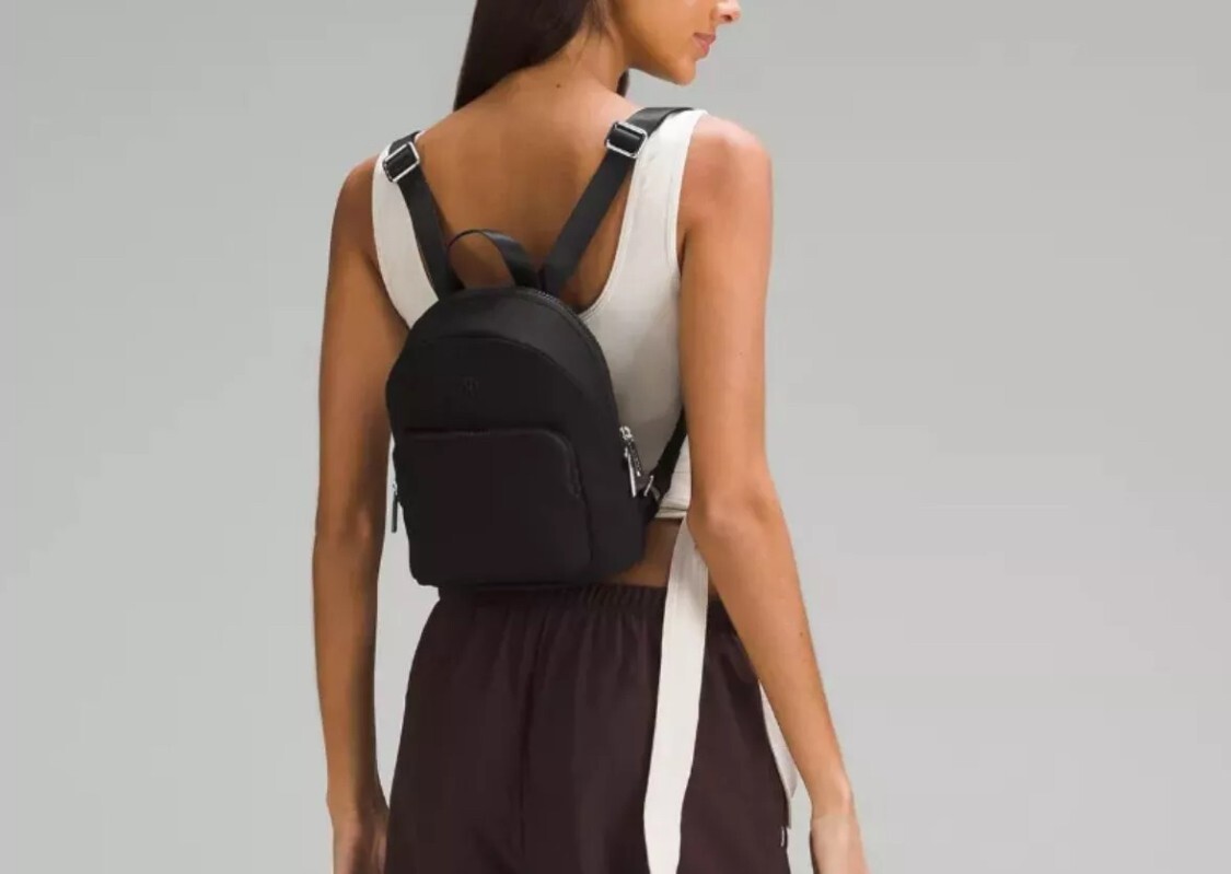 Lululemon Knit Nylon Micro Backpack 4L- Black lululemon athletica | Bags | Lululemon Knit Nylon Micro  main image 2