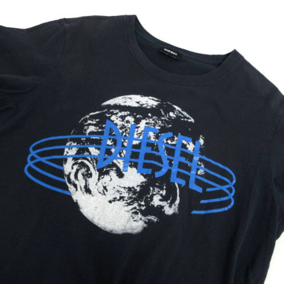 DIESEL｜SHORT-SLEEVED ROUND NECK T-SHIRTS (A05102 0GRAI Diesel T-shirt Round Neck Short Sleeve Logo Print Cotton