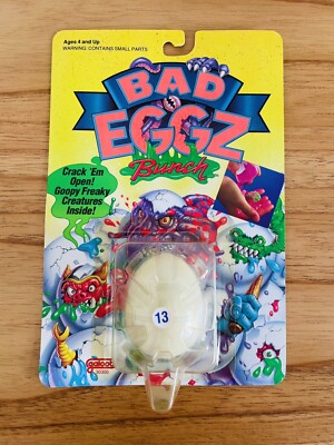 1992 Bad Eggz Bunch Vintage Sealed #13 PURPLE Squegg