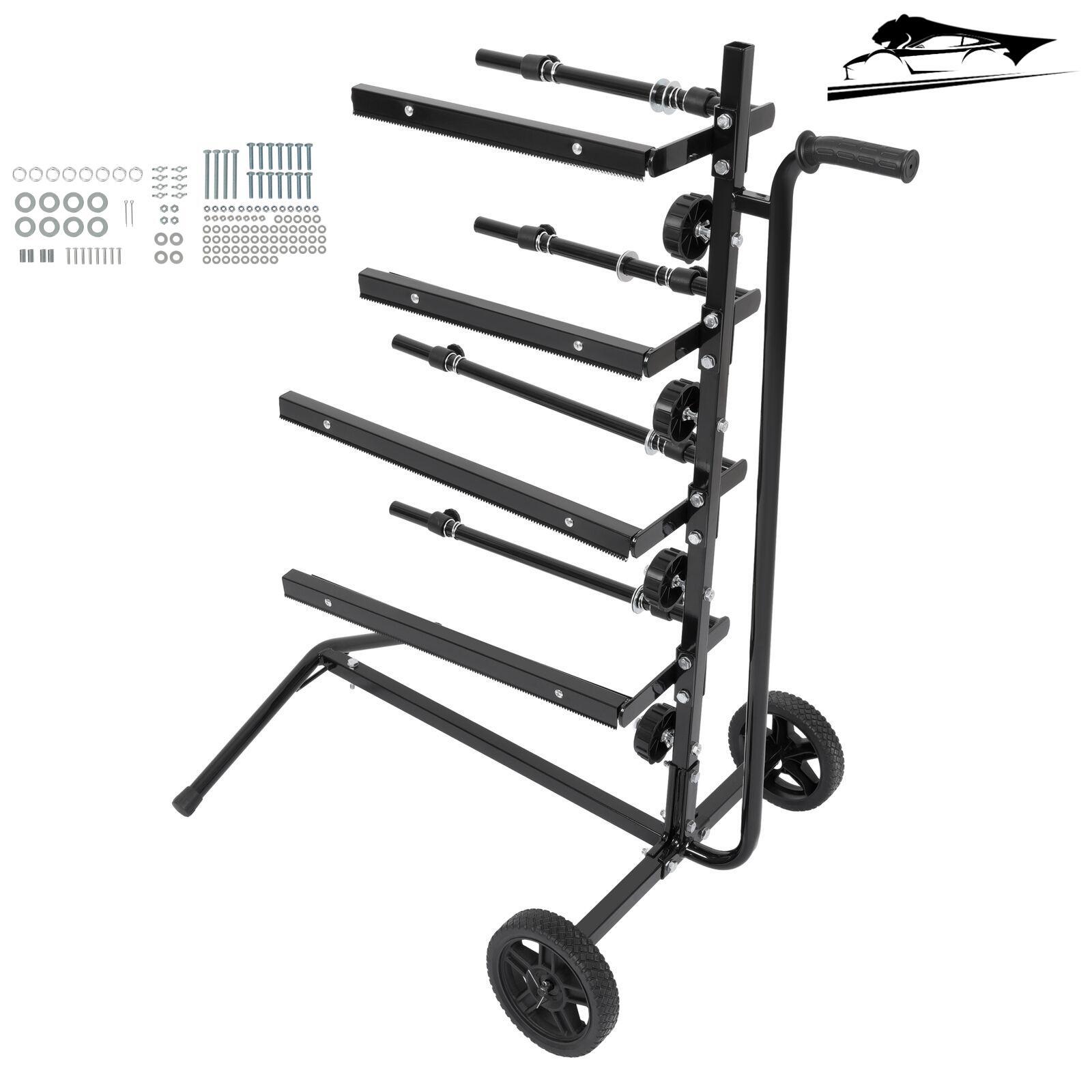 Auto Body Paint Masking Paper Dispenser Machine Tree Stand Mobile Cart 4 Rolls