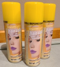 3 GOODMARK TEMPORARY HAIR COLOR SPRAY YELLOW
