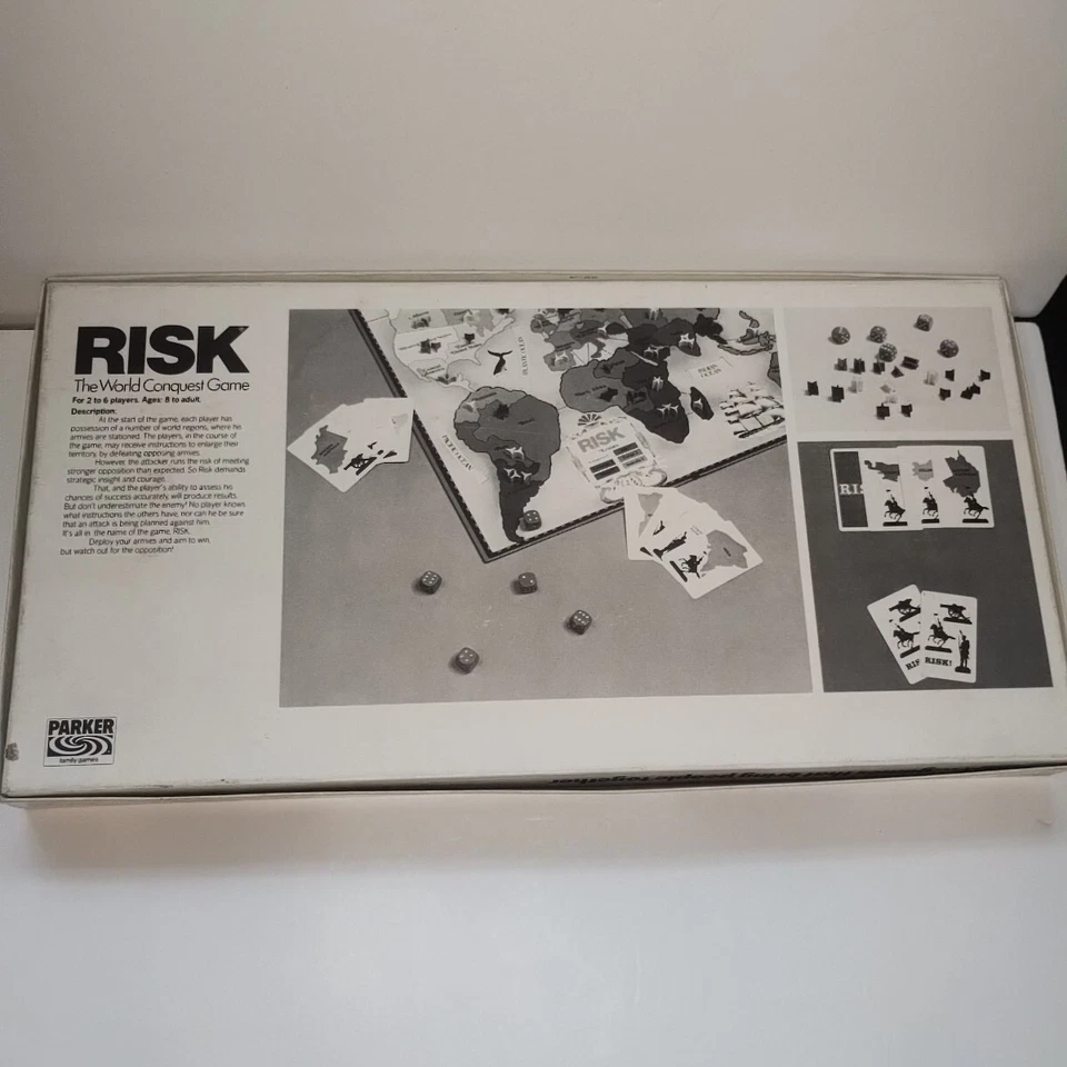 RISK - The World Conquest - Vintage 1985 Board Game by Parker Brothers - Image 2 of 4