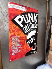 PUNK ATTITUDE PROMO POSTER 2005 Capital Entertainment Enterprises BLACK FLAG MC5
