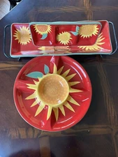 Tag brand sunflower Chip And dip Serving Platters