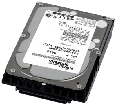 FESTPLATTE FUJITSU A3C40029917 MAN3735MC 73GB 10000U&frasl;min 8MB SCSI