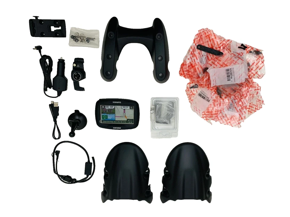 Garmin Zumo 390 Navigationskit Ducati Diavel 1200 Carbon Chrom CD 96680311A Neu - Bild 3 von 4