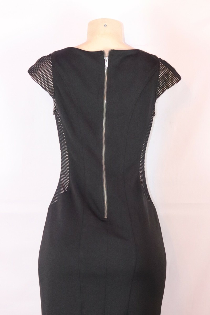 maggy london ponte knit sheath dress MAGGY LONDON BRAND BLACK V NECK SHEATH STYLE PONTE' KNIT DRESS SIZE 6