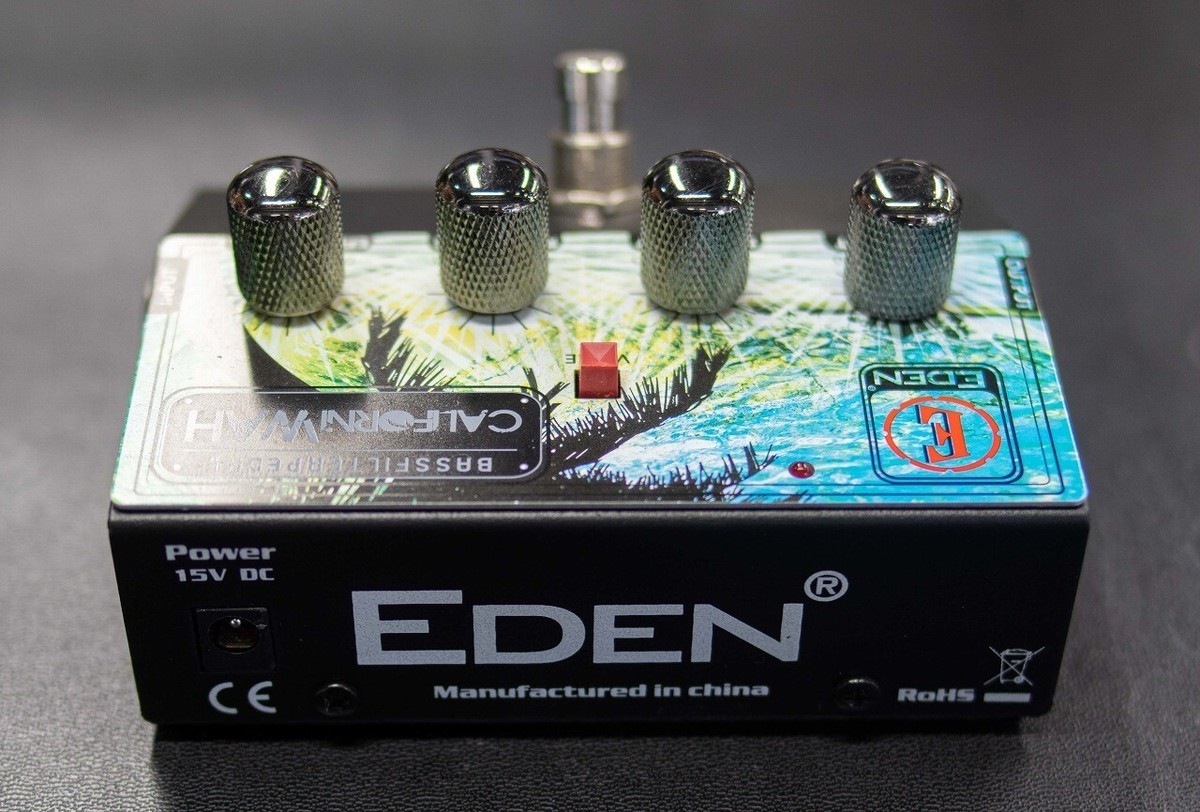 Eden WAH CaliforniWAH Professional Bass Guitar Filter Pedal