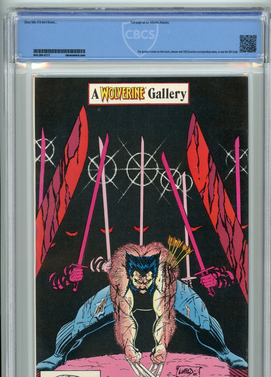 Wolverine #8 (Marvel 1989) | 9.6 NM+ | Grey Hulk Cover | Mr. Fixit