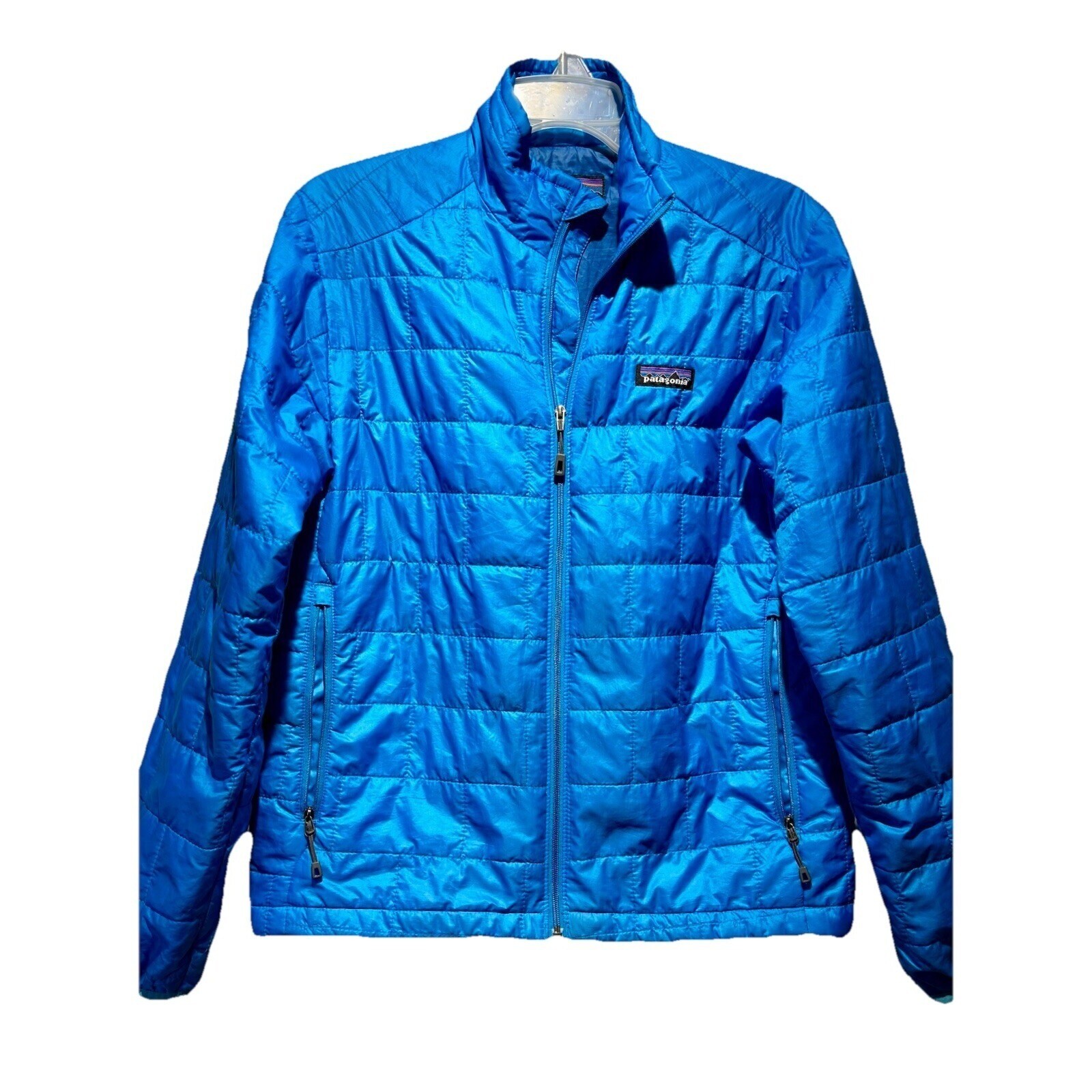 Patagonia Mens Nano Puff Insulated Quilted Zip-Up Jacket Size XS Blue 84212  
