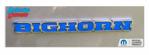 2019-2025 Ram Big Horn - BIGHORN Tailgate Badge Inlay Decal Sticker - Bild 22 von 83