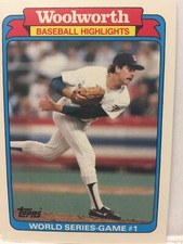 Frank Viola Woolworth Baseball Highlights Vintage Baseball Card