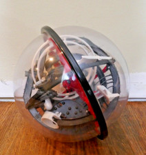 Sharper Image Marble Maze Puzzle Ball MerchSource Space Shuttle 7" Diameter