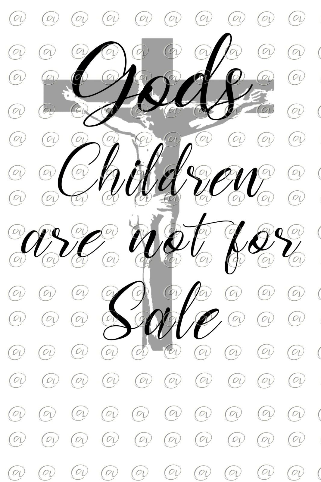 Christian Religious Tee T SHIRT GODS CHILDREN ARE NOT FOR SALE premium custom eBay