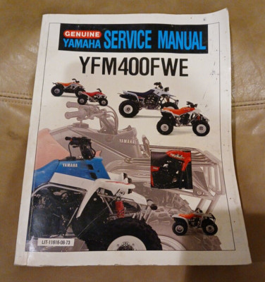 Yamaha YFM400FWE Repair Manual Service OEM 1993