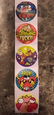 Rotten Monsters Da Rottenz Scented Stinky Stickers Strip of 5