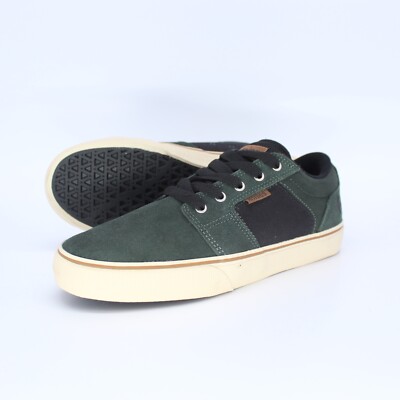ETNIES BARGE LS SHOE US 7 EUR 39 GREEN BLACK