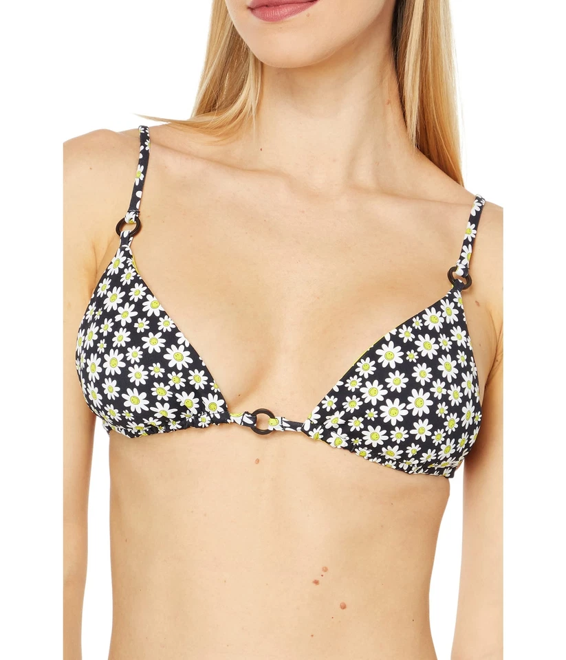 Maaji Smile Daisy Zen Sliding Triangle Top Black MD - Image 3 of 3