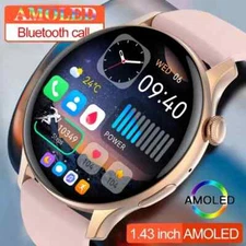 Smart Watch Clock Bluetooth Call Voice Control IP68 Waterproof Fitness Bracelet