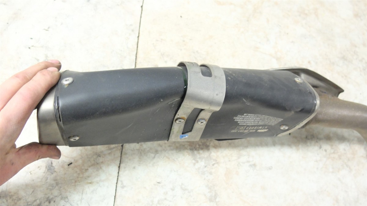 18 KTM 390 Duke ONLY 42 MILES muffler pipe exhaust | eBay