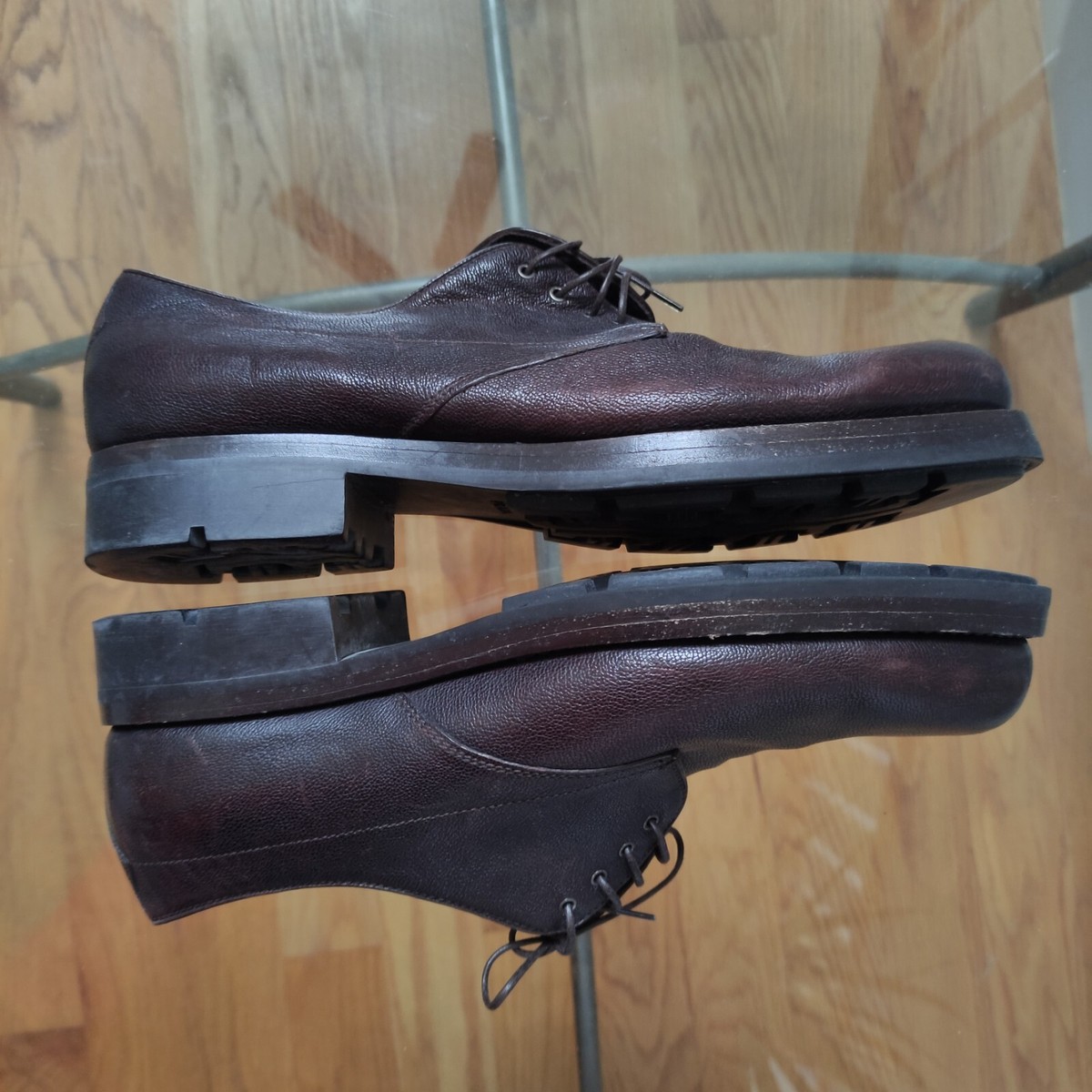 Rare Prada leather Derby lug soles fit US men\'s 10.5 Rare Prada leather Derby lug soles fit US men main image 2