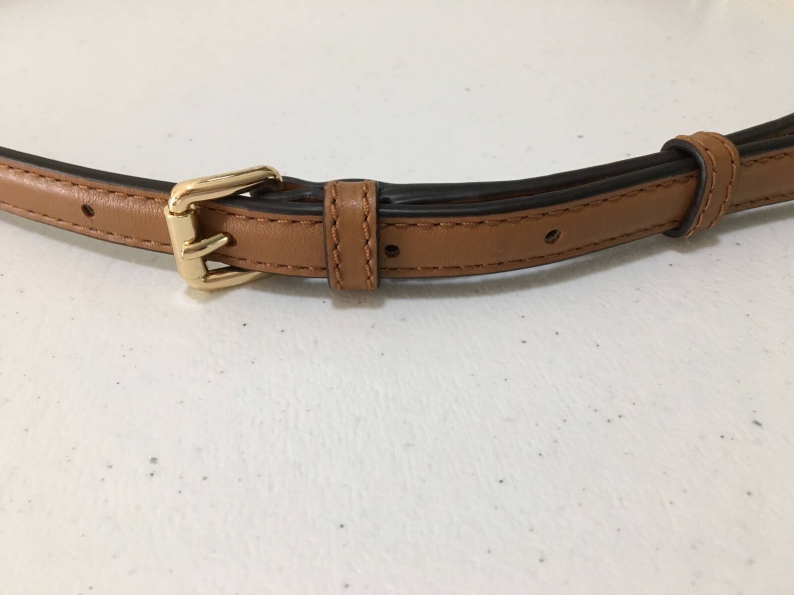 Michael Kors Replacement Strap Brown Leather Gold… - image 3
