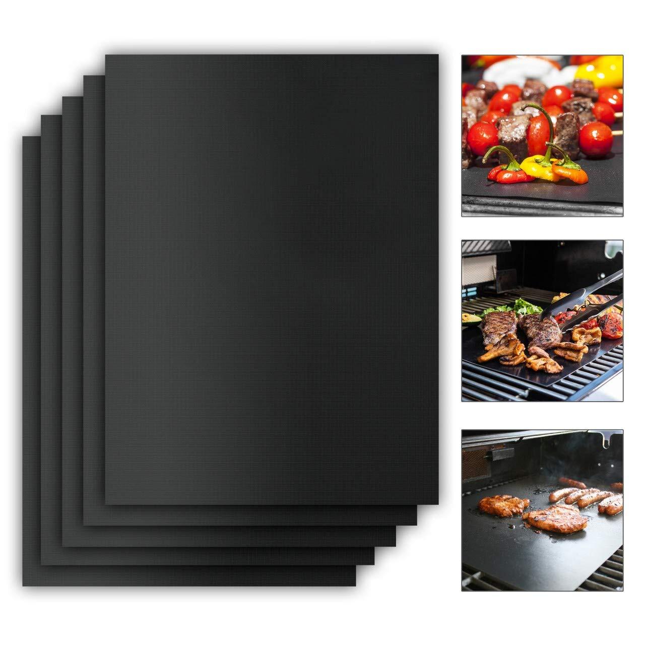 M-K Expo, tappetino per barbecue, 5 pezzi, 40 x 30 cm, antiaderente, (u1c)