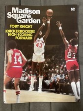 1978-79 NY Knicks Program Toby Knight 3/17/79 76ers Sixers