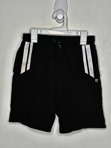 Rockets Of Awesome Active Shorts Boys Size 12 Black Pull On Elastic Waist Woven